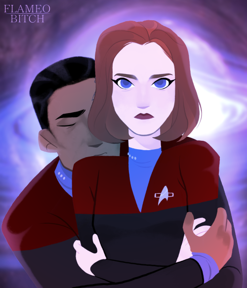 CHAKOTAY AND KATHRYN JANEWAY!!!!!