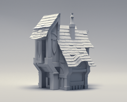 A 3D modeling exercise that I did during my degree. You can also see it with Marmoset here: 