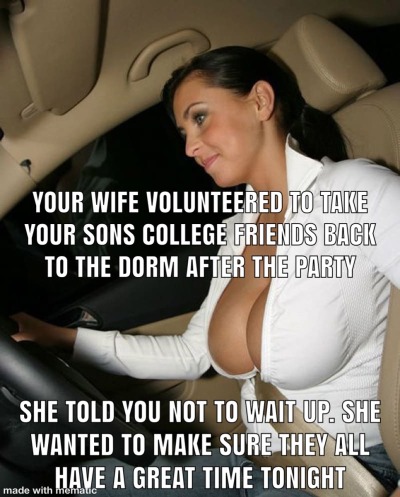 blueeyesfantasy:My wife often talks about fucking a young, college age kid. Says