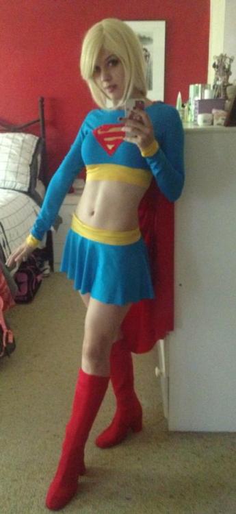 ratemycosplaynet:  @badluck_kitty with a selfshot of her #Supergirl #cosplay. Hopefully we will have shots for the next #supersaturday http://www.facebook.com/BadKittyCosplay Need links to our Social Media sites? Check out http://www.ratemycosplay.net