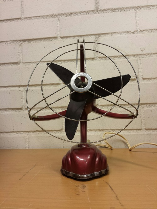 Libelle Type TVK Art Deco Table Fan, 1950s