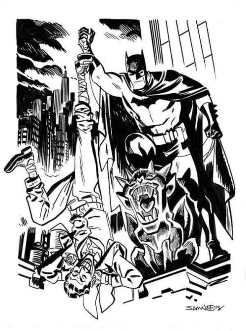 Batman and the Joker by Chris Samnee