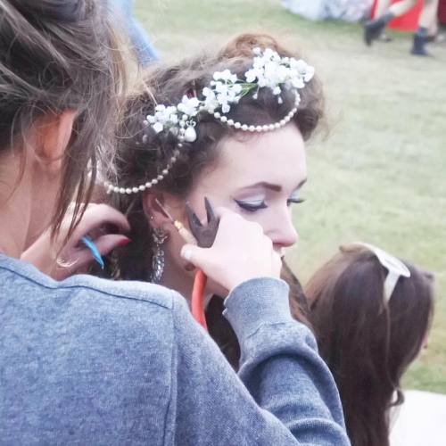 Can&rsquo;t go to a festival with out having more hair feathers added #festival #hairofinstagram