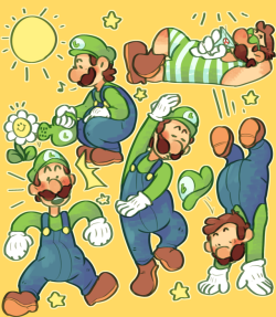 yellingplant: its luigi’s birthday ! happy