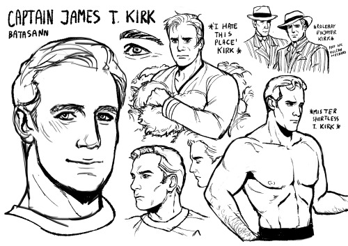 Some of my Spock and Kirk study