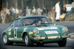 jacqalan:  Porsche 911 , Sweden 1967.