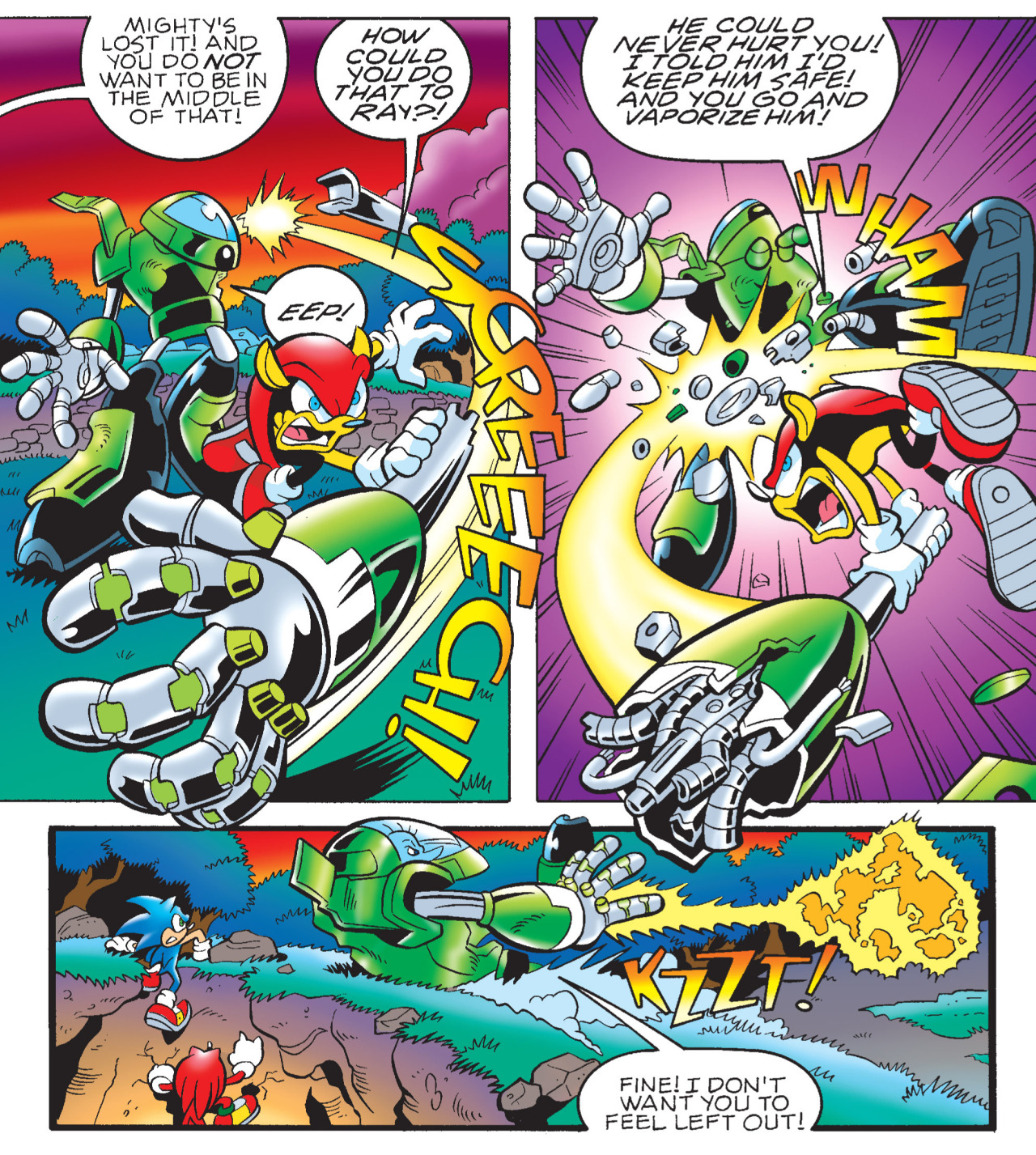 Sonic The Hedgeblog — Mighty's lost it, from Archie's 'Sonic The