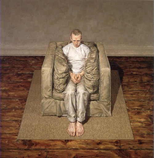 huariqueje:  Clive Smith   British, 1967- One, 1997, Oil on canvas, 21 x 15 in  One,One,One Without One, 1997-99 Held, 1999,  Oil on canvas, 58 x 55 in . Secured  1999, oil on canvas, 193 x 168 cm . 