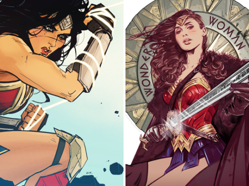 themyskira: Women drawing Wonder Woman: Annie Wu, Tula Lotay, Ming Doyle, Meghan Hetrick, Becky Cloo
