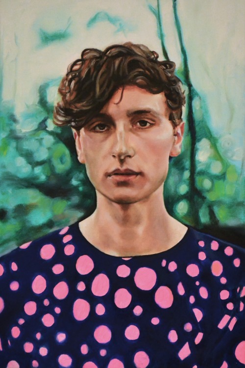 rebeccachitticks: Felix, oil on canvas, 2015.