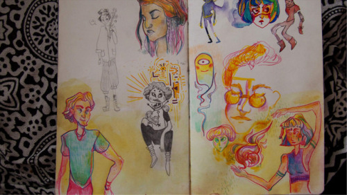 my colorful sketchbook