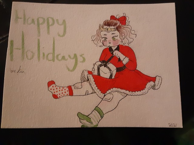My holiday card from @abblegum on instagram