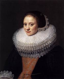 wonderwarhol:  Portrait of a Woman, 1628, by Michiel van Mierevelt (1567-1641) 