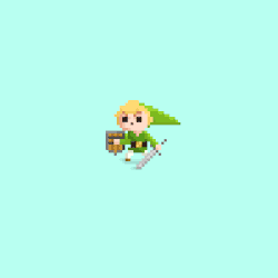 alexlikesdesign:  Little Link. So brave.By Alex