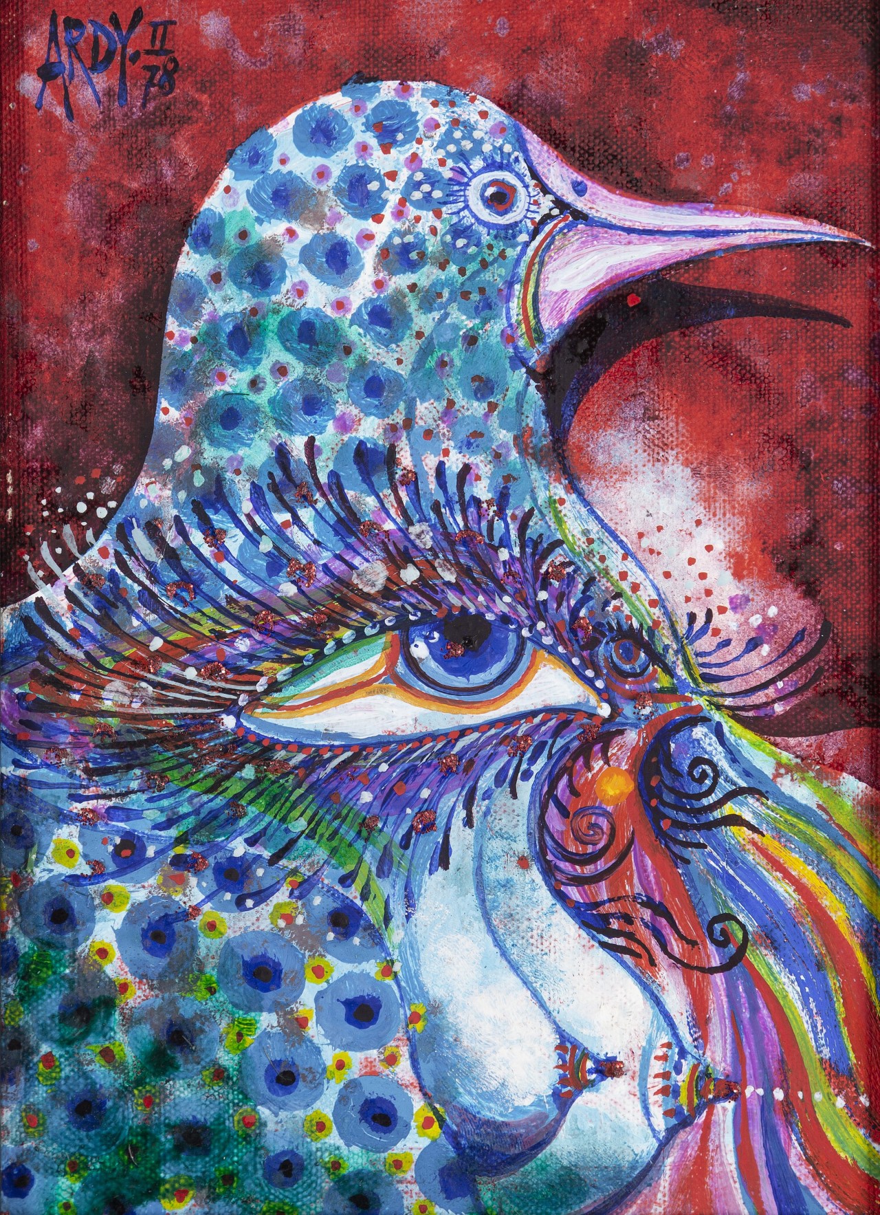 Ardy Strüwer — Dreambird (oil on canvas, 1978)