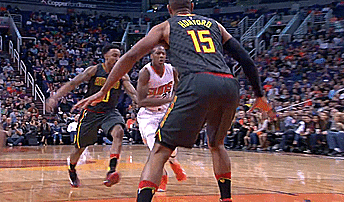 awesomenbamoments:  Archie Goodwin vs Haws, Jan. 23, 2016