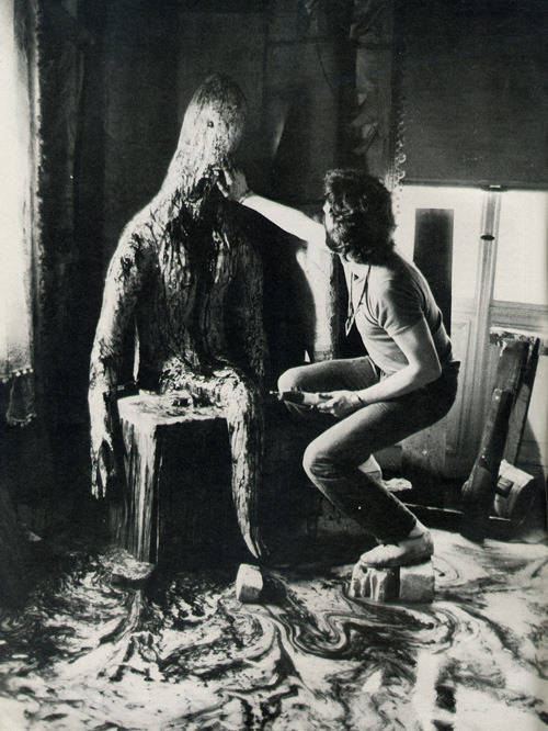 pantyhouse:Special-effects artist Carlo Rambaldi and director Andrzej Zulawski creating the ‘m