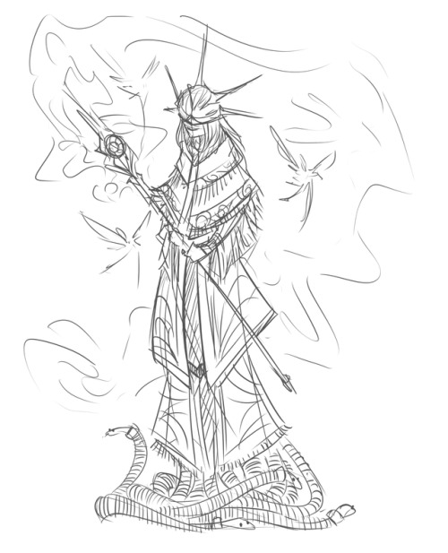 crysdrawsthings: My brain aggressively shuts down it’s creative parts, but consider Gwyndolin,