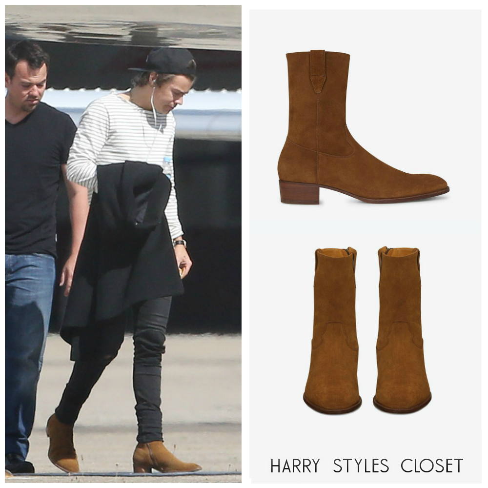 harry styles ysl boots