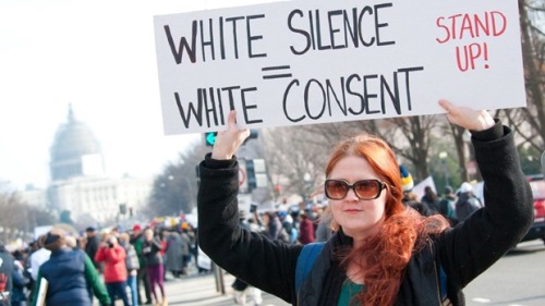 whitesagainstwhiteness: Being silent on the myriad daily issues of racial justice and civil rights v