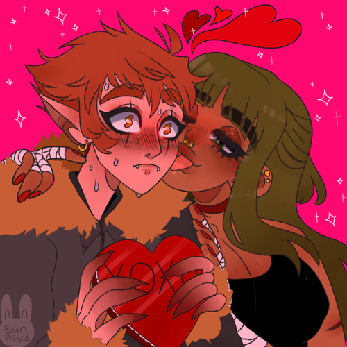 pierrotprince: Happy late Valentines Day feat. Christina and Torind Follow me on my new account @pie