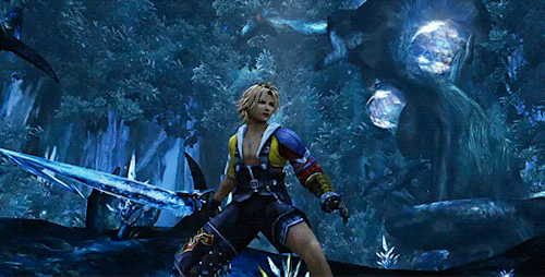 cactuarqueen:Final Fantasy X characters + victory poses