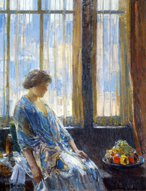 childe-hassam:The New York Window, 1912, Childe Hassam