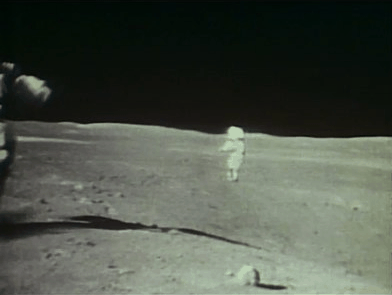 humanoidhistory:April 21, 1972 – Astronauts John Young and Charlie Duke go on the first spacewalk of