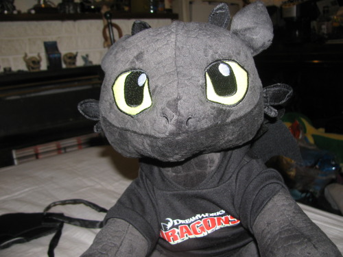 now he can toothless while he toothless