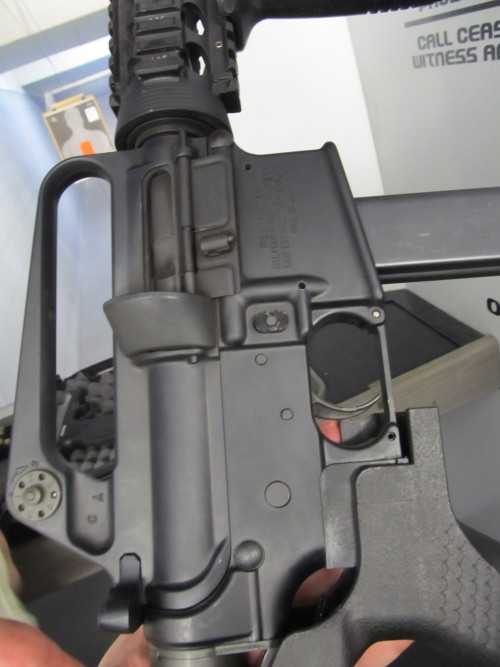 Colt 9mm AR-15 (LE6450) with Slide Fire stock.