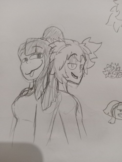 Akko And Nagisa Usually Banter Like Siblings But Like Siblings, They Can Get A Long.