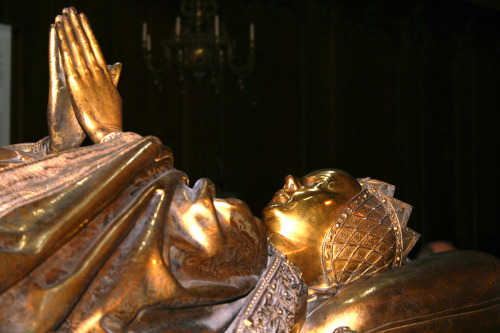 The bronze tomb of Mary of Burgundy (d. 1482) made in 1502 after a wooden model of Jan Borman (somet