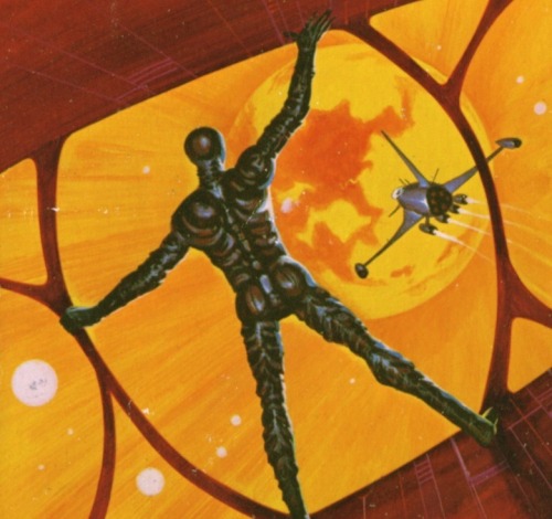 boomerstarkiller67:  Details of sci-fi book covers from the 60s and 70s by Jack Gaughan 