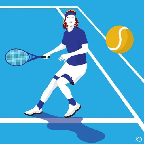 @stefanostsitsipas98 the next best thing  #kostispavlou #illustration #digitalart #tsitsipas #greece