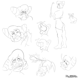 Some Quick Holly Sketches.https://Imgur.com/Hjykkgg