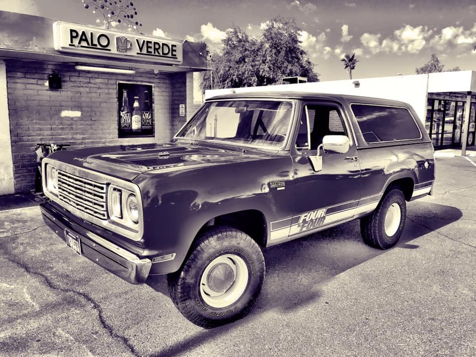 jacdurac: Black and white Wednesday 1978 Plymouth Trail Duster  
