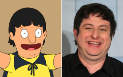 dandalf-thegay:  jonronn:  dandalf-thegay:  gillfeesh:  lalaloveables:  the voice actors of bobs burgers   LINDA IS A GUY WHAT  A pretty attractive guy at that  dandalf-thegay &amp; gillfeesh , did you know he’s gay?  WHAAAAAAT???? This is amazing