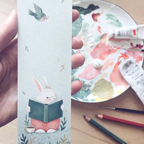 Paintin’ myself a bookmark I might make other animals too, so hard to pick one. Also can you r