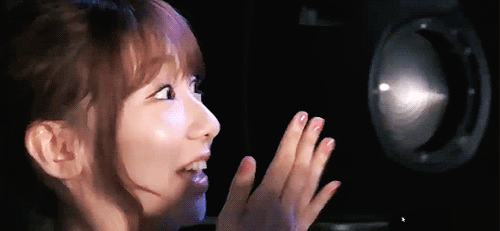 akb48g-gifs:When you find out that someone (Ogino Yuka) beat Mayuyu, Jurina, and Sasshii in the ssk prelims with 55k votes in a day