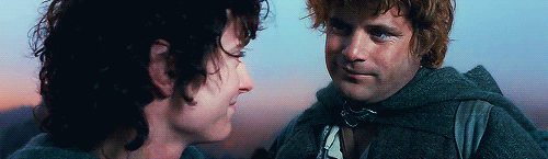 tossme:“Come, Mr. Frodo!” he cried. “I can’t carry it for you, but I can carry you and it as well. S