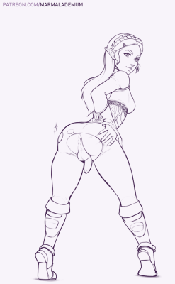 supermarmalademum: August’s Patreon Lineart