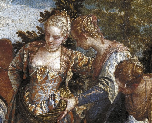 Moses Saved from the Waters (details) Paolo Veronese.