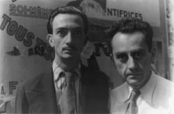  Wild-eyed antics of Dalí (left) and fellow