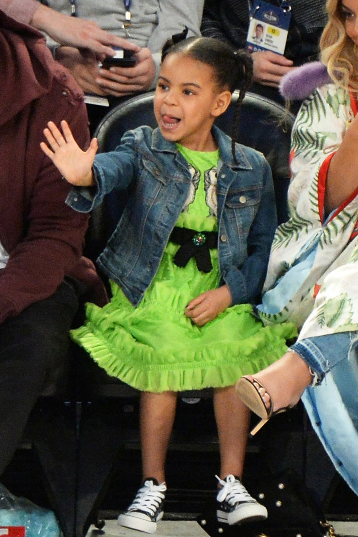 beyhive4ever:  Blue Ivy at the NBA All-Star Game (February 19, 2017)