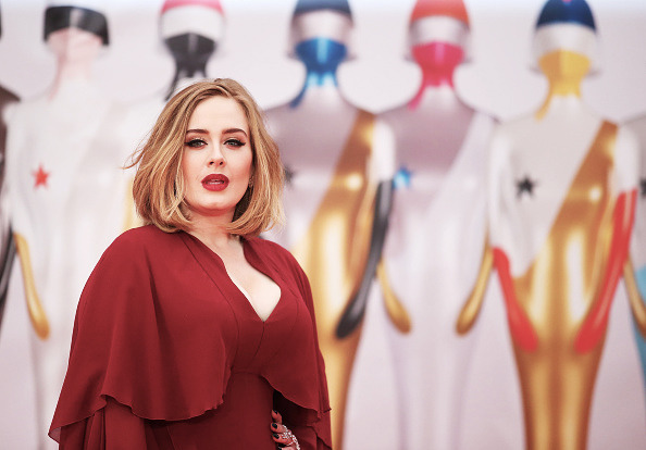 adele-theoneandonly:  Adele on the Red Carpet of the Brit Awards in London 