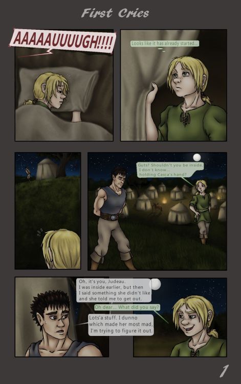 lady-of-kobol: Time ago I got a plan to make a comic out of my favourite Berserk fanfic I read on fa