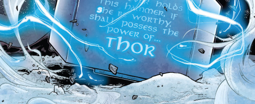 brianmichaelbendis: Thor #1 - “If He Be Worthy” (2014) written by Jason Aaronart by Russ