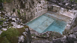 panajan:    Quarry turned into luxury swimming