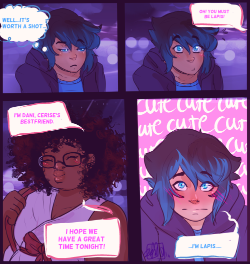 askthefamilyoflove:  //(( And thus concludes the Hit the Diamond arc! I wanted to introduce Dani, who is @danimarie6389 and who is going to be Lapis’s new girlfriend! This cameo is a birthday present for Dani who requested to be in the Family of Love