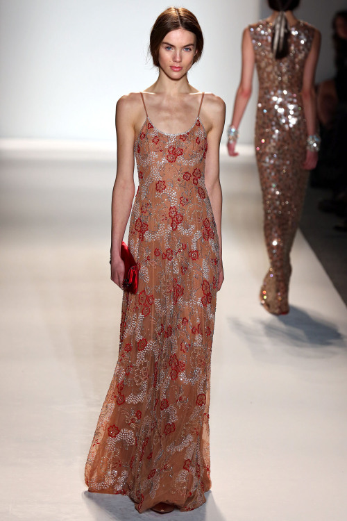 lamorchemoveilsoleelaltrestelle:  Jenny Packham, Fall 2013 Ready-To-Wear